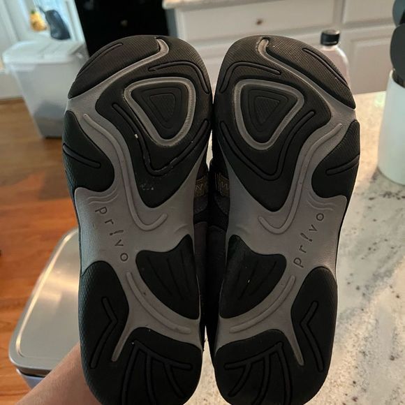 Privo Women's Flats in Charcoal and Black - Picture 5 of 6